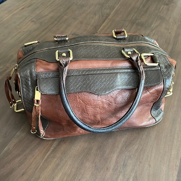 Rebecca Minkoff two-tone leather original MAB satchel - Picture 5 of 16